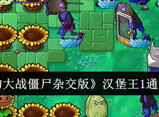 植物大戰(zhàn)僵尸雜交版漢堡王1怎么過 漢堡王1通關(guān)攻略